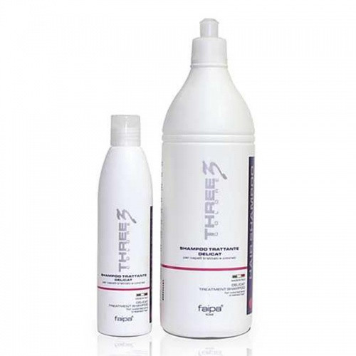 Шампунь для чутливої шкіри голови і фарбованого волосся - Faipa Roma THREE 3 C. e.l Delicate