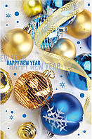 Пакети для подарунків "Ялинкові іграшки" 16 х 27 см