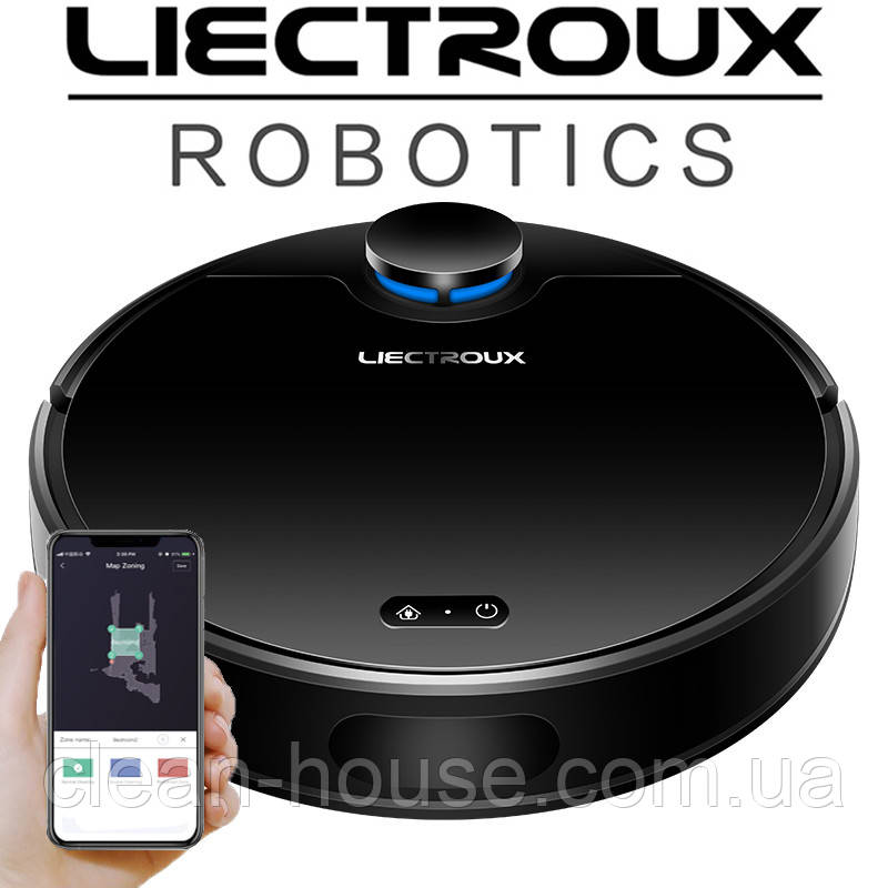 Робот пилосос LIECTROUX ZK901 SMART LASER APP WI-FI Миючий