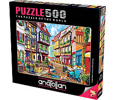 Пазли Провулок вимощений бруківкою на 500 елементів