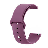 Ремешок для часов 22 мм Sport design фиолетовый (с кнопкой)
