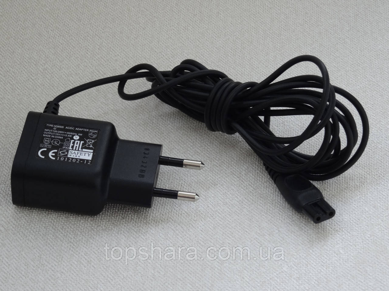 Адаптер живлення Philips HQ8505 15V 5.4W для машинки та тримера (оригінал), фото 1