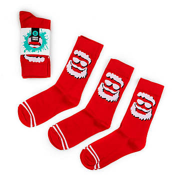 Яскраві новорічні чоловічі шкарпетки на подарунок