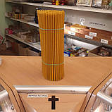 Свічки воскові церковні з чистого воску № 12 / 55 шт (d=9.0 мм, L = 315 мм), фото 2