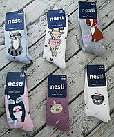 Носки махровые для девочек Размер детских носков 20-22, 7-8 лет махра 104(20-22) Nesti Турция