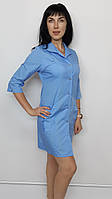 Жіночий медичний халат Жіноча котон 48 розмір три чверті рукав