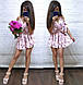 Комбінезон літній із софту на бретельках вільні шорти, фото 3
