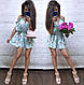 Комбінезон літній із софту на бретельках вільні шорти, фото 7