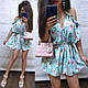 Комбінезон літній із софту на бретельках вільні шорти, фото 8
