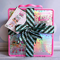 Оригинал.L.O.L. Surprise! Игровой набор подарок с эксклюзивной куклой и питомцем LOL Deluxe Present Surprise