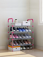 Полиця для взуття Shoe rack (4 полиці, 12 пар) WM-65
