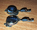 Срібні сережки з дендроопалом "Мерлін", від студії LadyStyle.Biz, фото 4