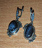 Срібні сережки з дендроопалом "Мерлін", від студії LadyStyle.Biz, фото 5