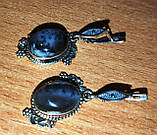 Срібні сережки з дендроопалом "Мерлін", від студії LadyStyle.Biz, фото 6