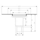 Водоподібна воронка SitaStandard для ступеневого переходу з бітумним полотном, фото 2