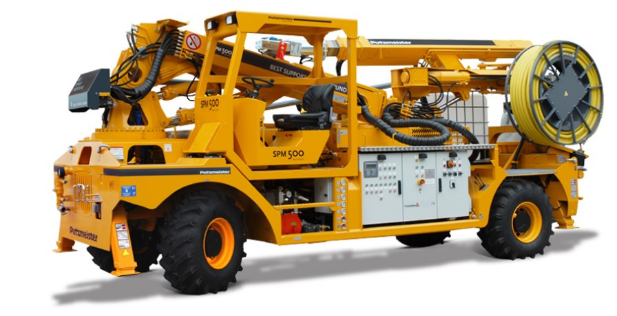 Роботизоване обладнання для торкретування бетону Putzmeister SPM 500 Wetkret