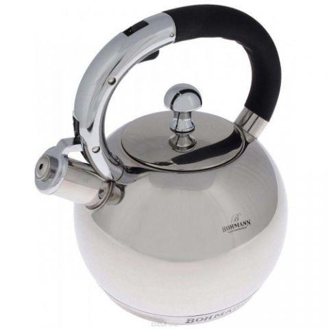 Чайник зі свистком Bohmann з нержавіючої сталі 3 л 8052, фото 1