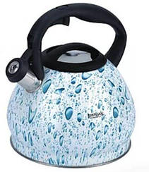 Чайник зі свистком Bohmann з нержавіючої сталі gray 3 л 9905BH