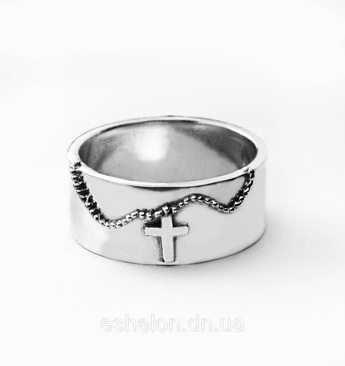 Кільце срібне з Чітками та Хрестом Розарій, фото 1