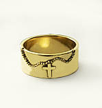 Кільце срібне з Чітками та Хрестом Розарій, фото 3