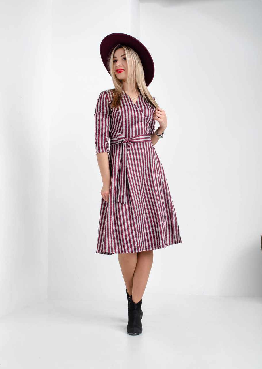 Молодіжна сукня на запах "248" Розміри 44,46,48,50., фото 1