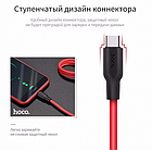 Зарядка USB кабель для Samsung Galaxy M10S (M107) Hoco X21 USB micro USB, фото 4