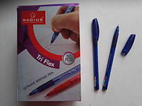 Ручка «TriFlex» RADIUS трехгранная СИНЯЯ / ручка масляна синя