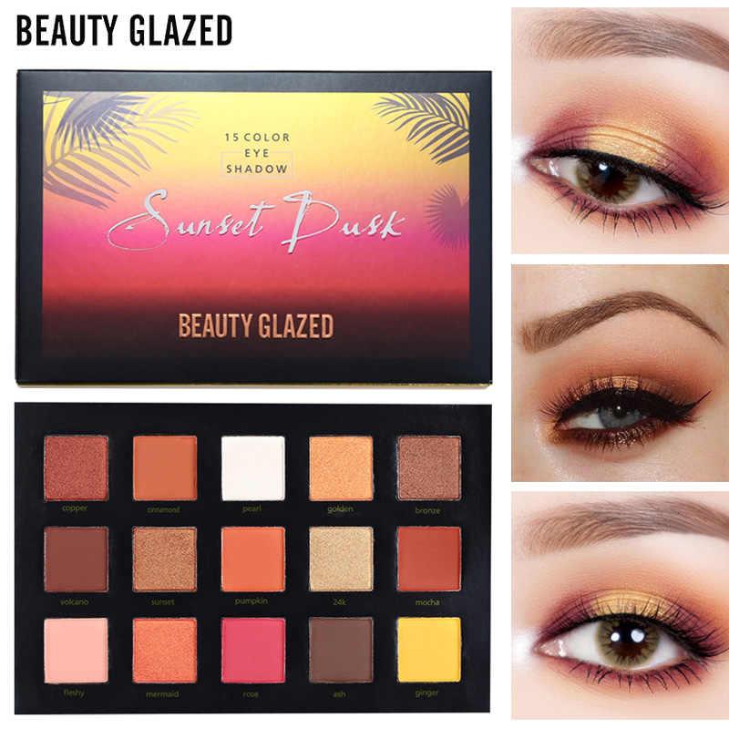 BEAUTY GLAZED палітра тіней для повік 15 кольорів