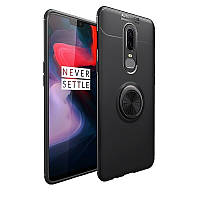 Чохол Fiji Hold для OnePlus 6 бампер накладка з підставкою Black