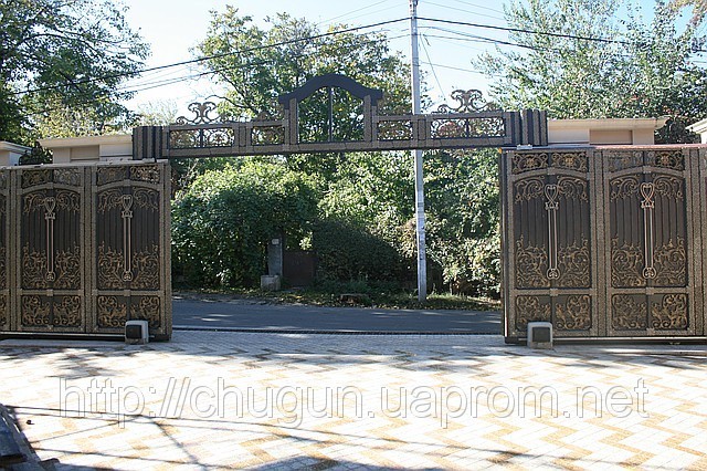 Ворота кованые в Украине - фото 2 - id-p10738709