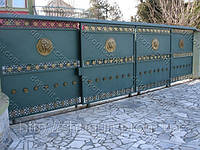 Ворота из чугуна, декоративное литье в Киеве