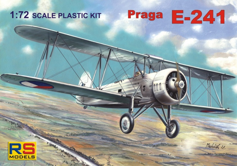 Пластикова модель 1/72 RS models 92073 Чехословацький літак Praga E-241
