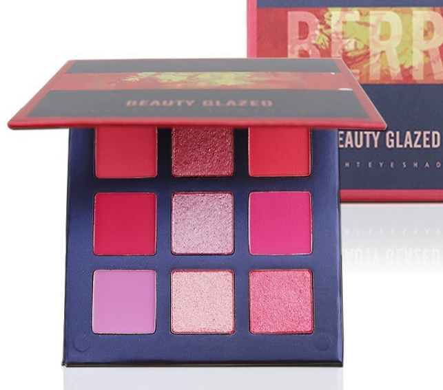 Beauty Glazed berry Berries палітра тіней 9 кольорів