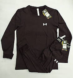 Термобілизна чоловіча пасивна/термобілизна в стилі Under Armour чорне/термобілизна повсякденна/термобілізна/зима