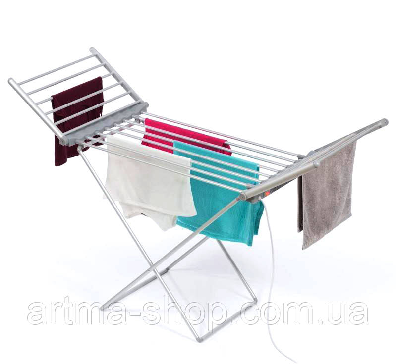 Електрична сушарка Royls Berg для білизни і одягу 55 градусів, 220 Ватт Сіра