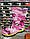 Дитячі гумові чоботи Litma Україна 2735 Для дівчаток Рожевий розмір, фото 6