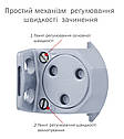 Доводчик накладної RYOBI D-2005V SILVER(Срібло) BC STD_ARM EN_3/4/5 до_100кг 1250мм FIRE, фото 10