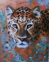 Картина по номерам на холсте 30*40см "Леопард"EKTL2101_B