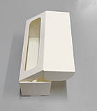 Коробка для макарон з вікном 170*55*55 біла, фото 4
