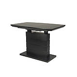 Розсувний стіл TMM-50-2 Vetro Mebel 110/150 матовий чорний (безкоштовна доставка), фото 7