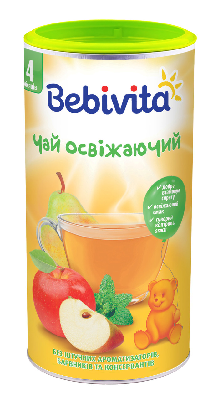 Чай Bebivita освіжаючий від 4-х місяців, 200г, фото 1