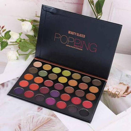 Beauty Glazed палітра тіней для повік,BEAUTY GLAZED POPPING 35 кольорів, фото 1