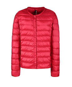 Куртка жіноча коротка демісезонна червона