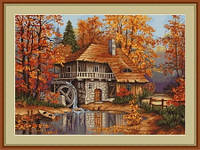 "Осенний пейзаж" Luca-S. Набор для вышивки крестом (B481)
