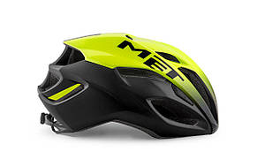 Шолом MET Rivale Black Shaded Safety Yellow | Matt Glossy 59-62 cm, фото 3