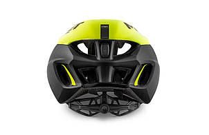 Шолом MET Rivale Black Shaded Safety Yellow | Matt Glossy 59-62 cm, фото 2