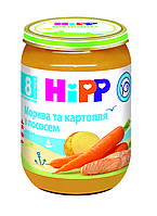 Пюре Лосось в морковно-картофельном пюре Hipp, 190г