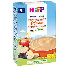 Каша молочна Кукурудзяно-фруктова з пребіотиками Hipp, 250г