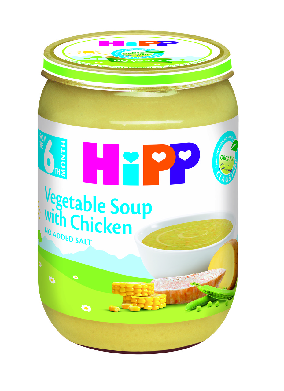 Овочевий суп з куркою Hipp, 190г