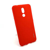 Чехол для Nokia 3.2 силиконовый накладка бампер SMTT противоударный красный